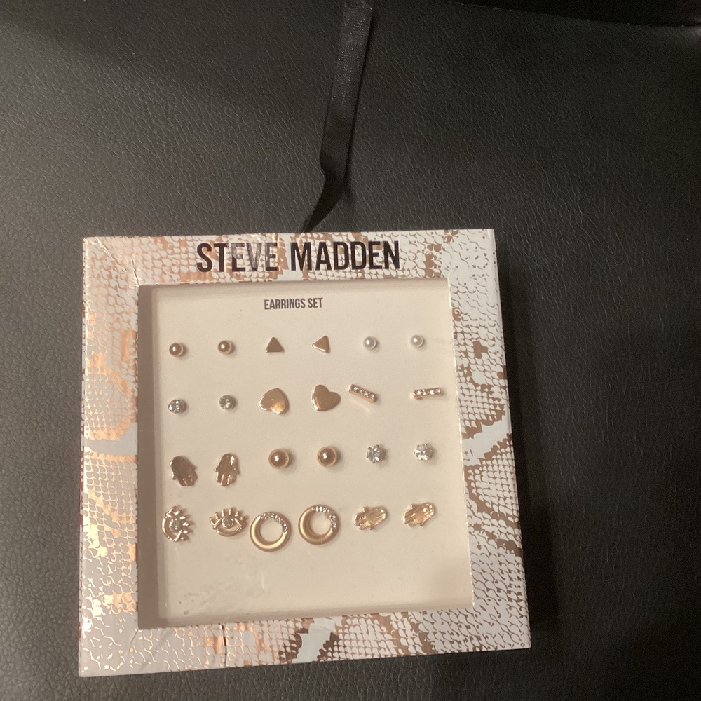 Steve Madden stud earrings - 12 pairs